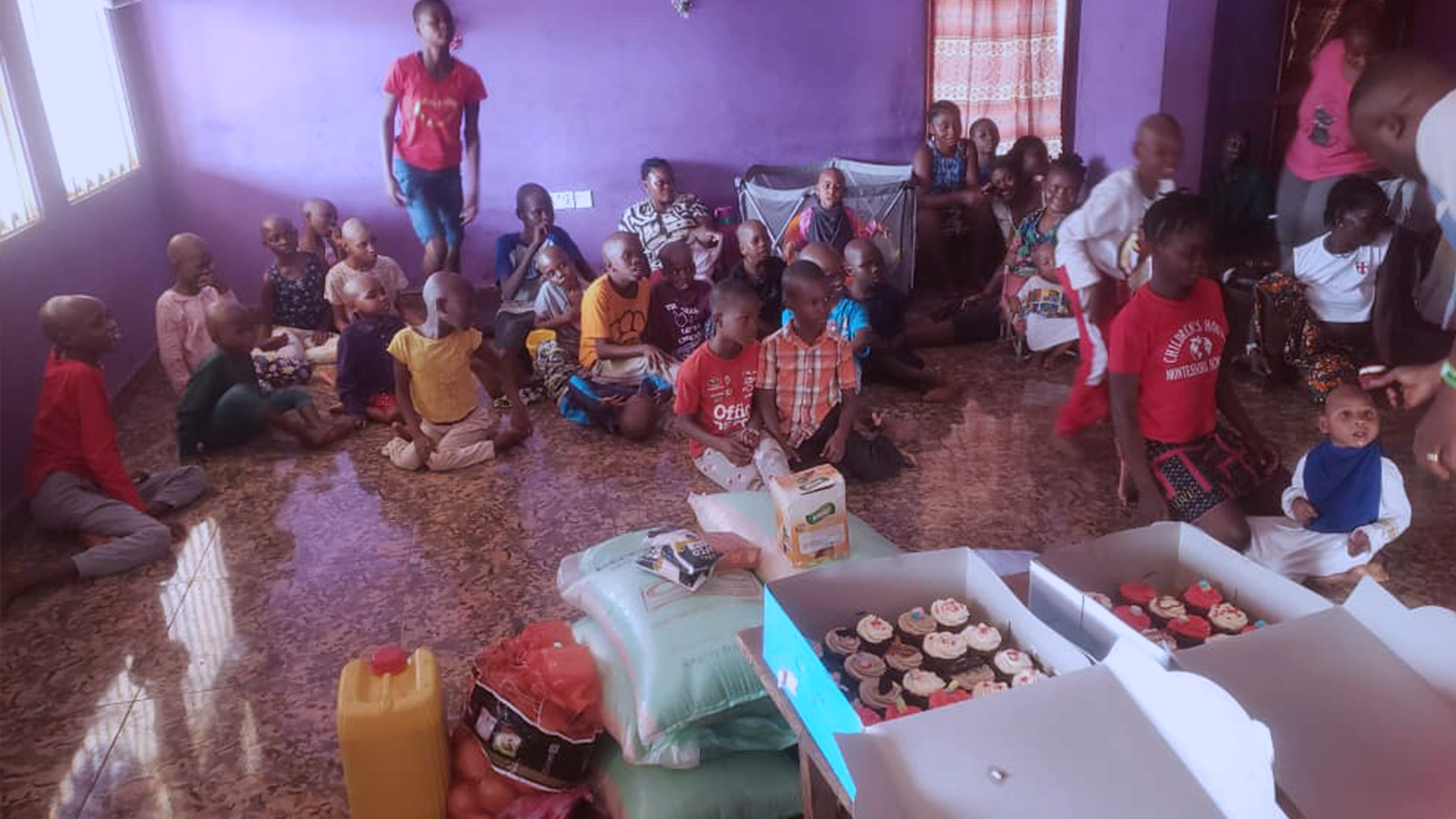 VALENTINE'S DAY WITH ORPHANS AND THE AGED